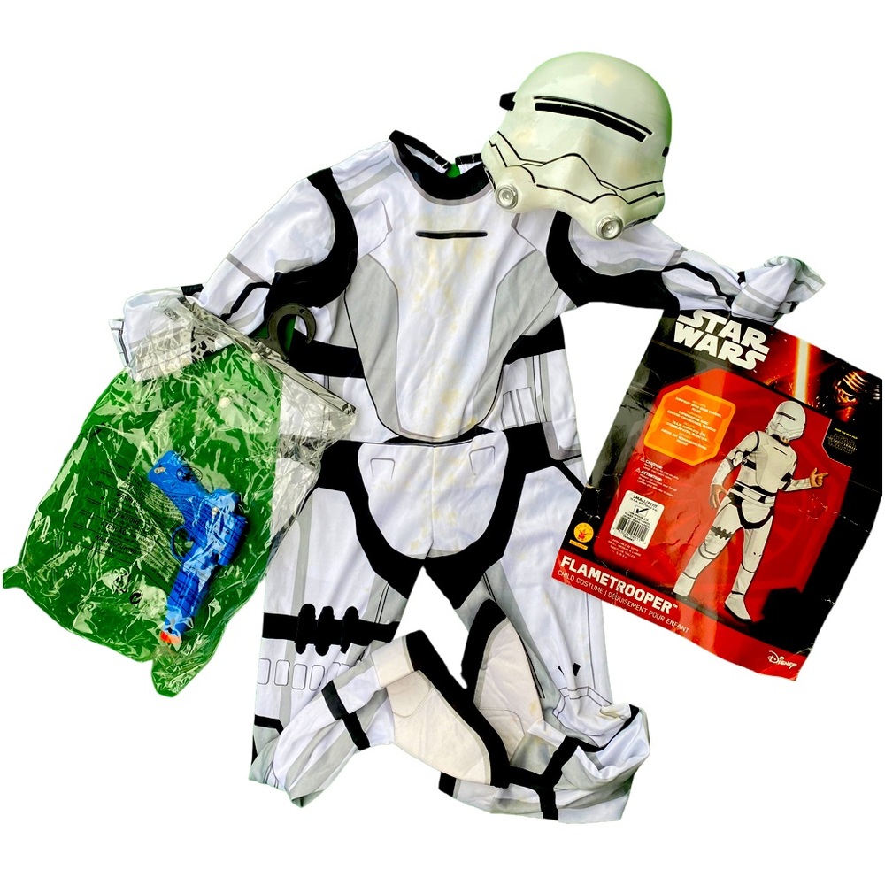 Star Wars Halloween costume small age 3-4 FlameTrooper StormTrooper